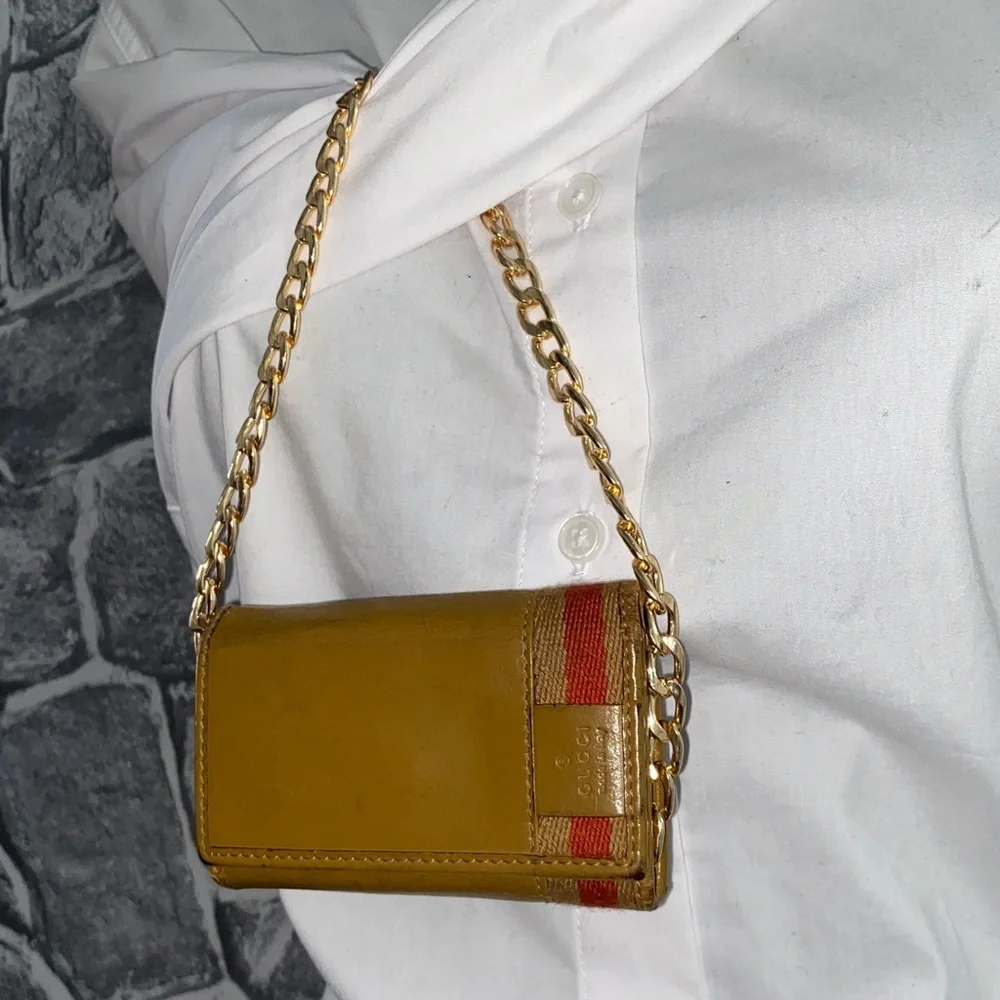 Authentic Rare Gucci Sherry Line Key Case